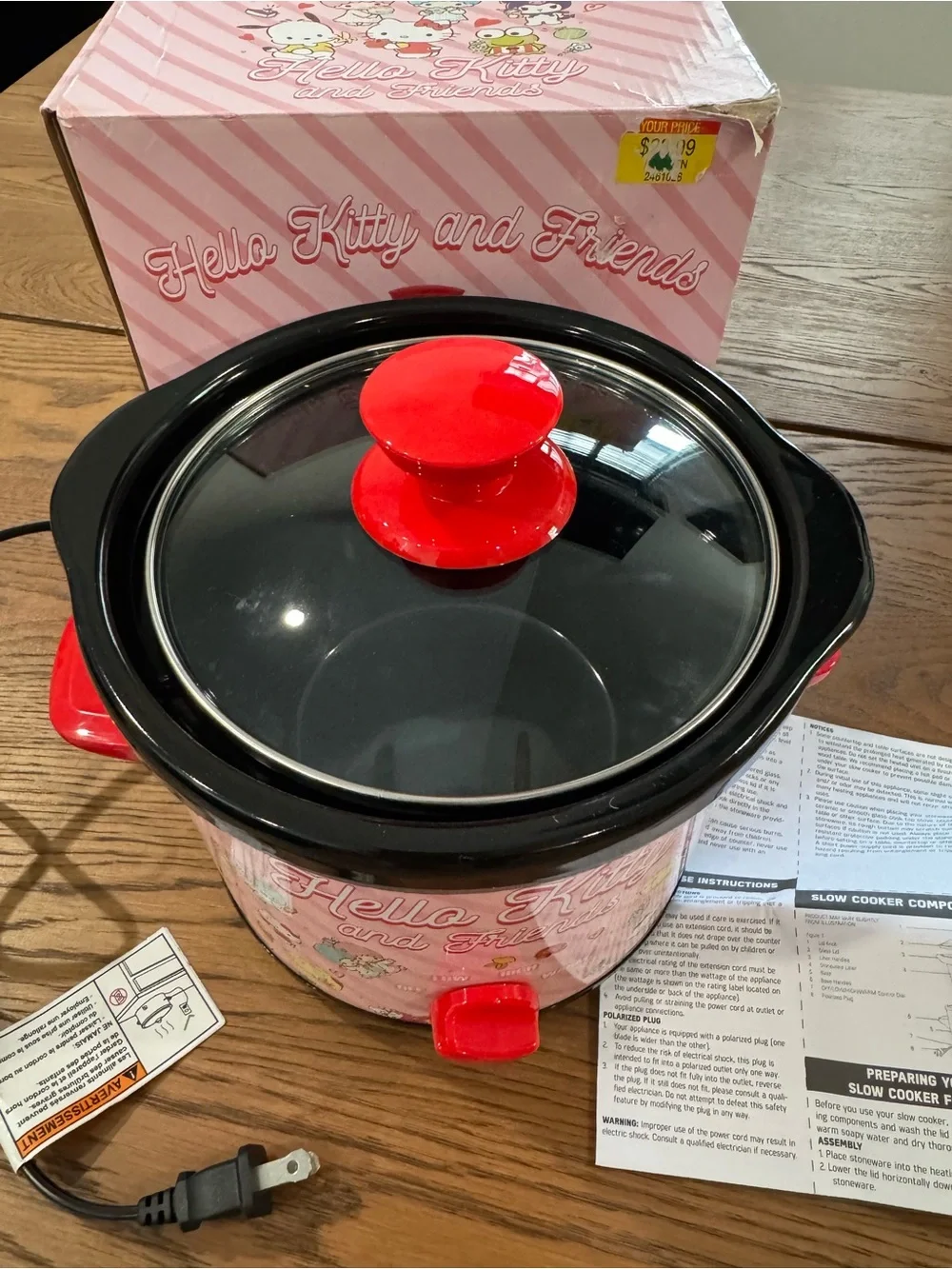 Hello Kitty Pink 2-Quart Slow Cooker